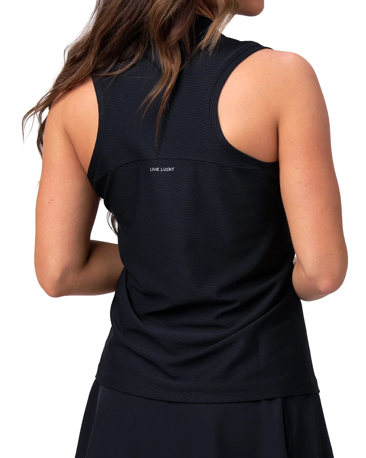 IRIS SLEEVESLESS BLACK