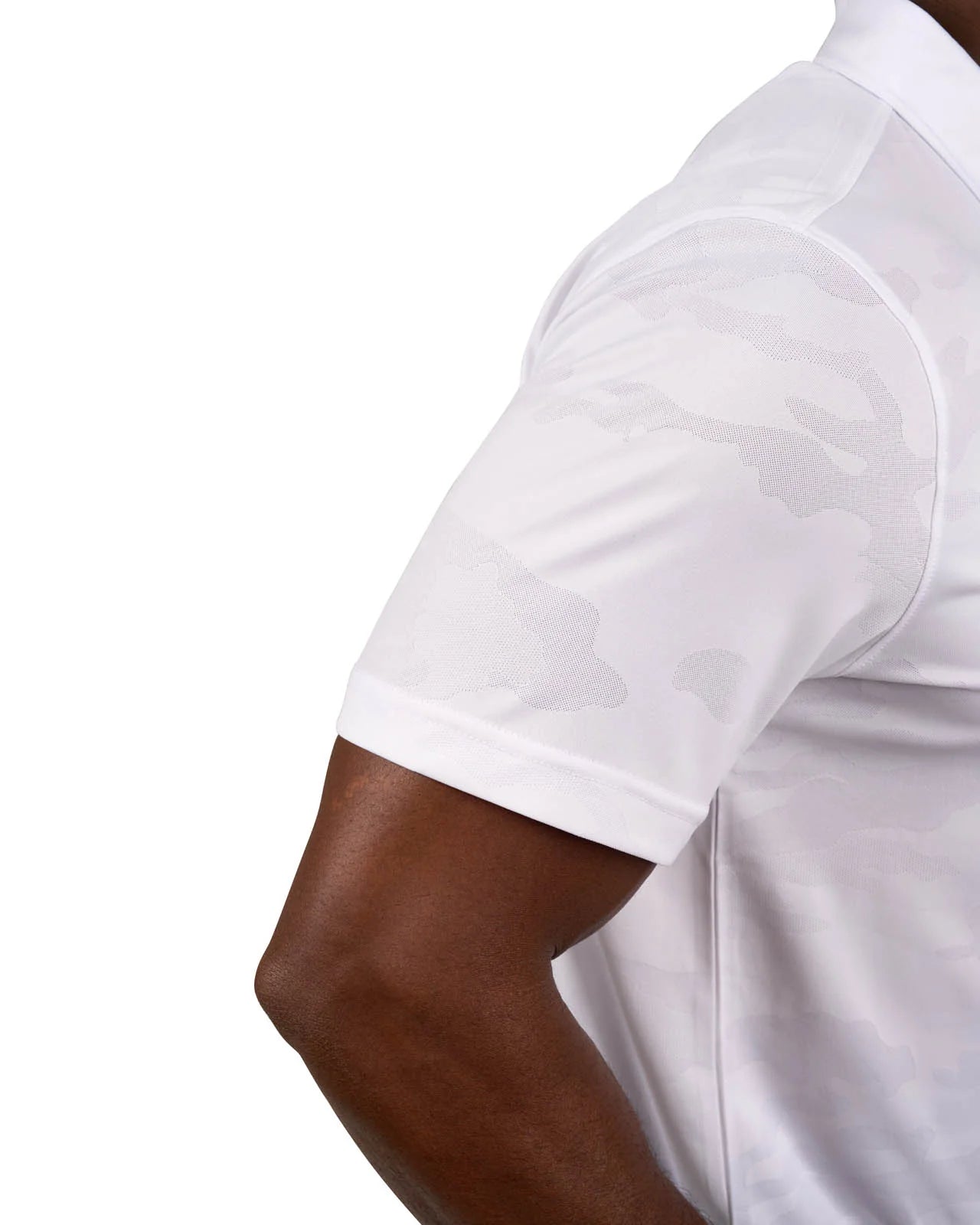CAMO POLO WHITE