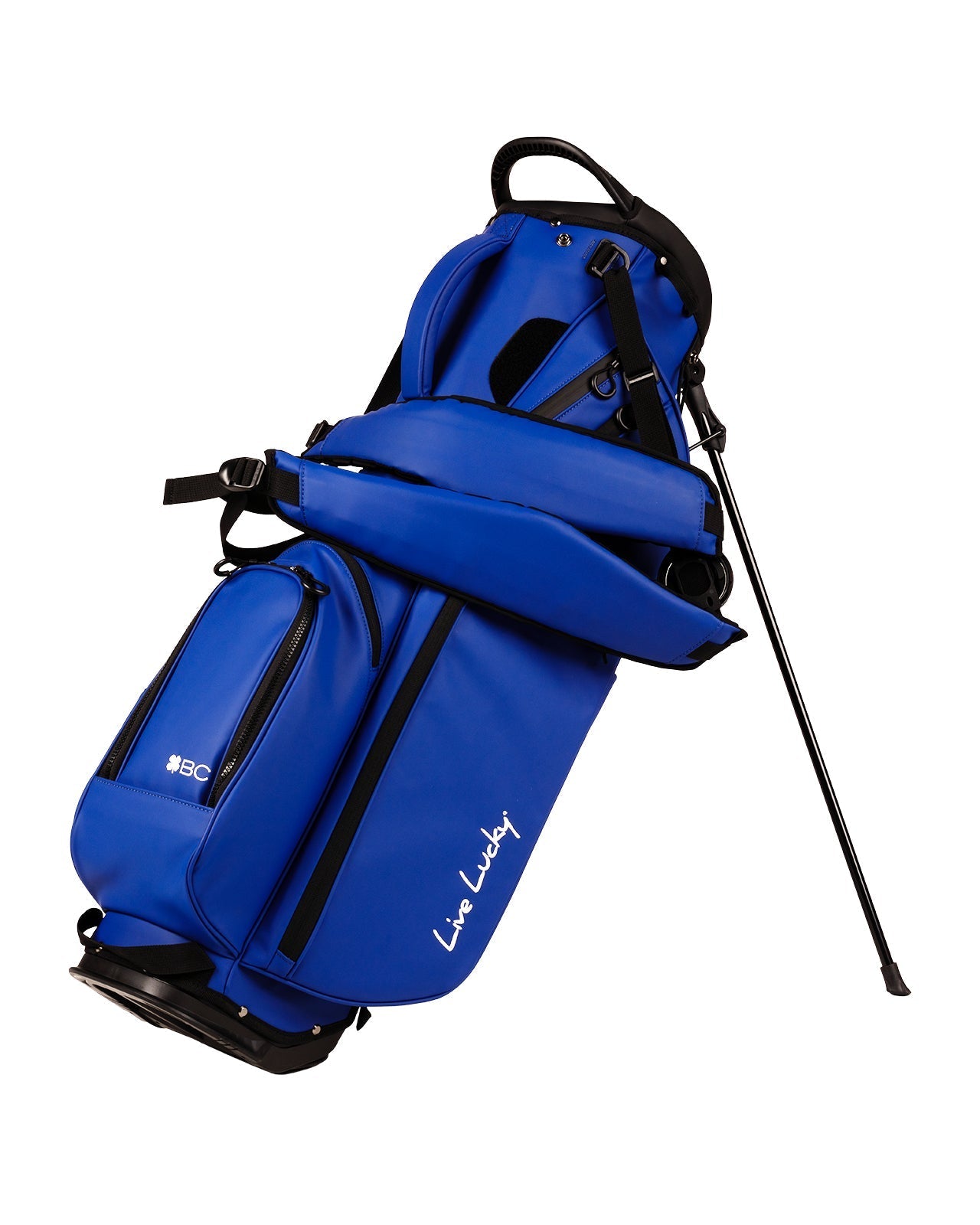 LIVE LUCKY PREMIUM CARRY GOLF BAG - BLUE