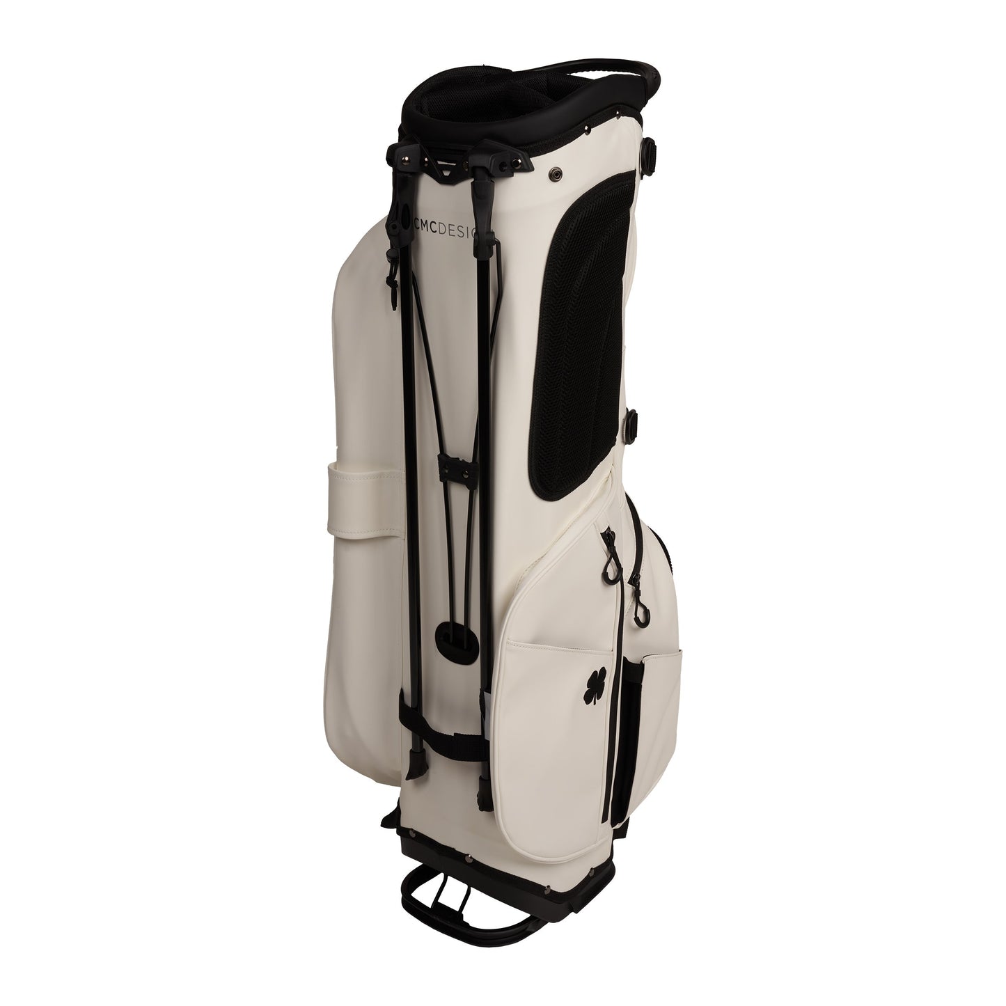 LIVE LUCKY PREMIUM CARRY GOLF BAG - WHITE