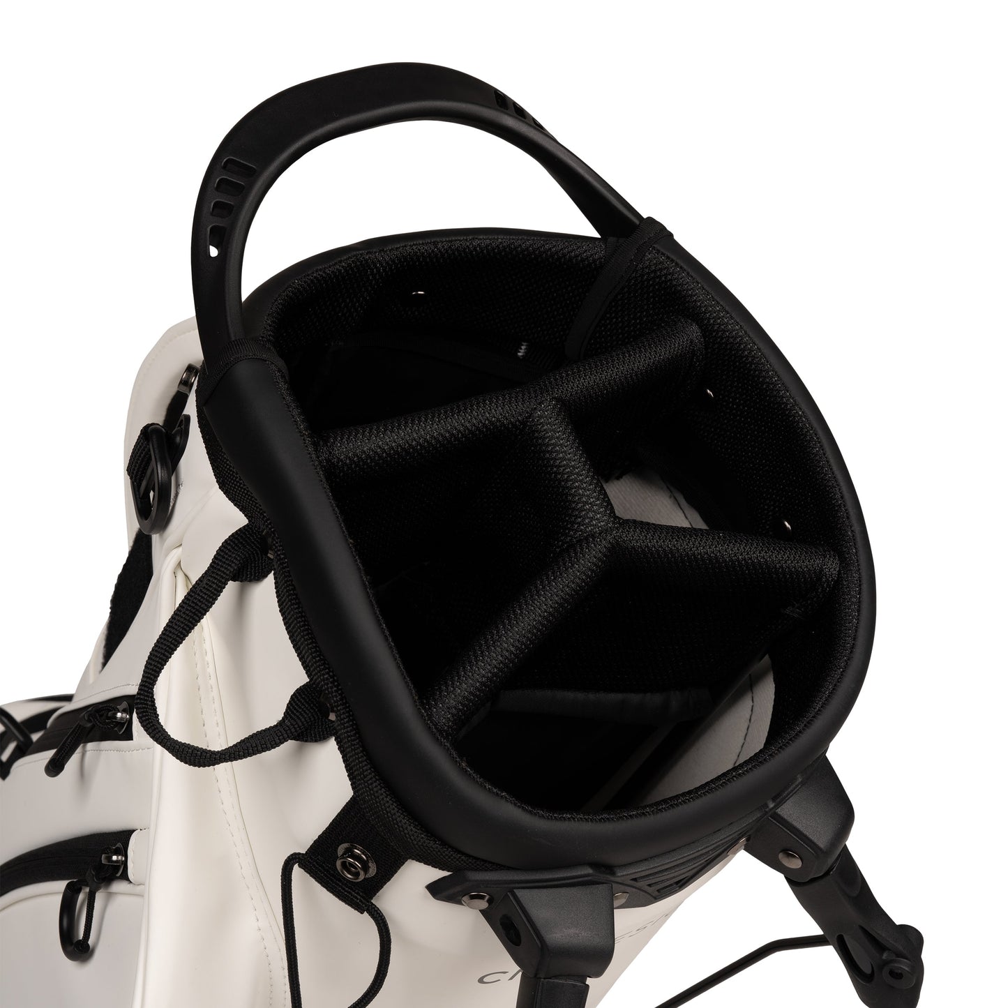 LIVE LUCKY PREMIUM CARRY GOLF BAG - WHITE